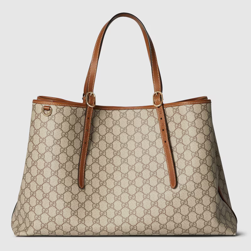GG Emblem large tote bag