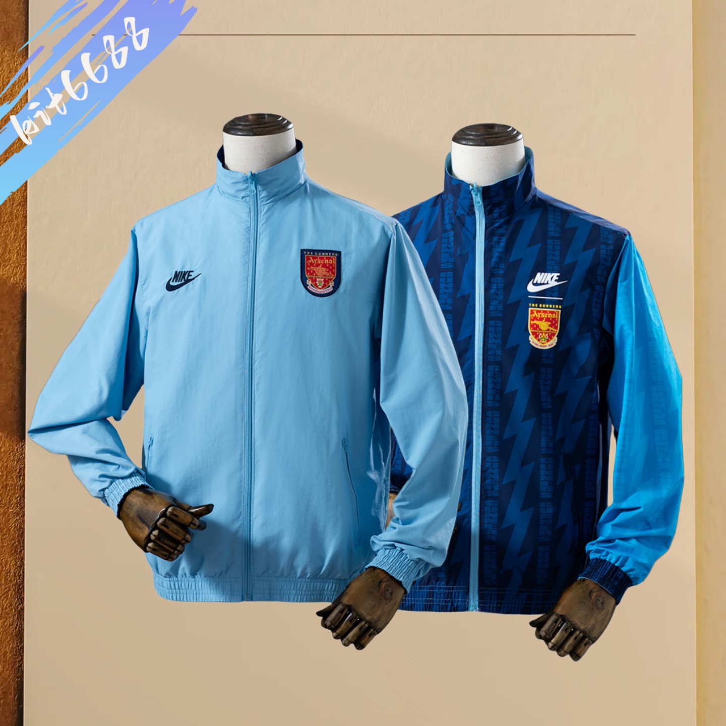25/26 Arsenal double-sided Windbreaker Jacket
