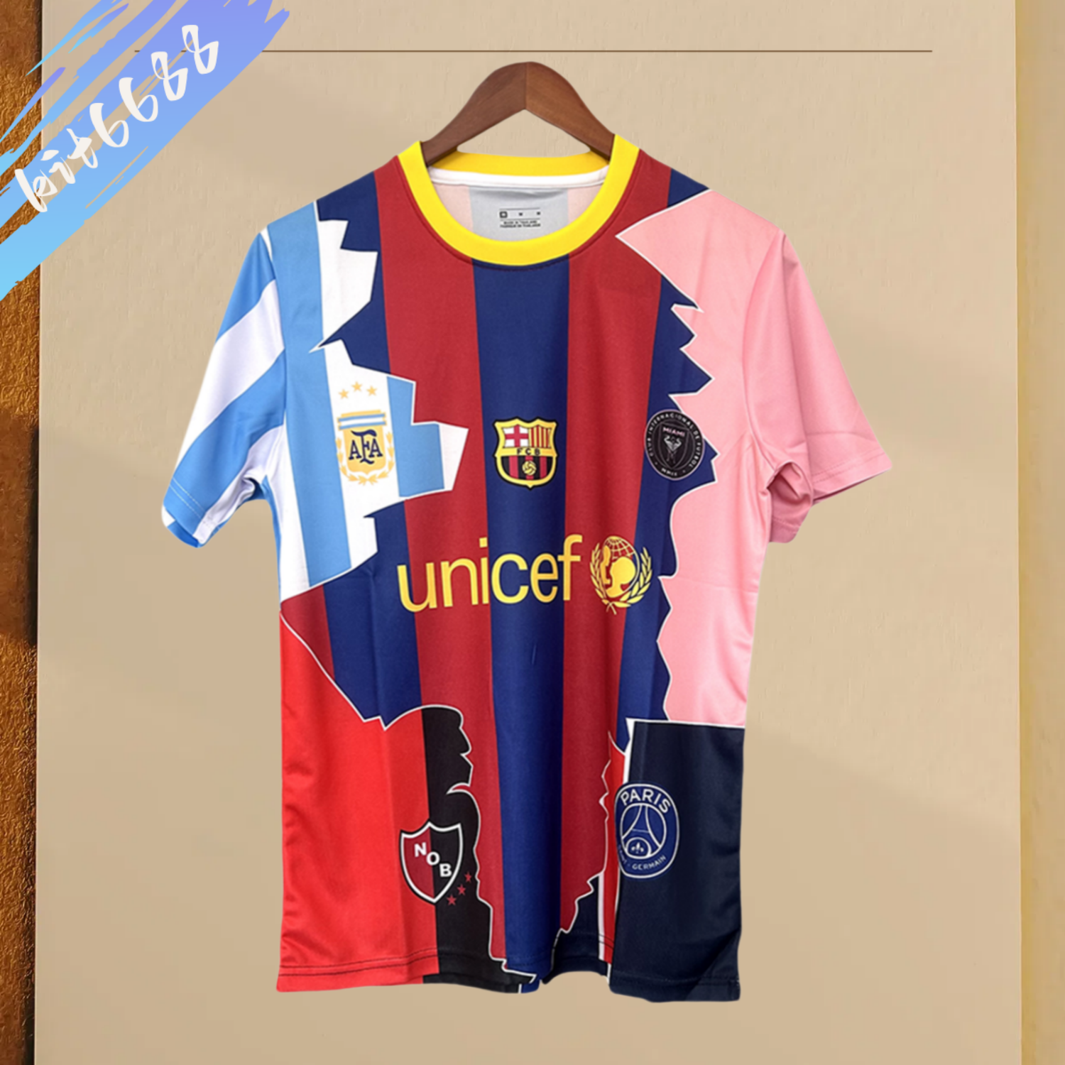 2025/2026 Barcelona Messi Commemorative Football Jersey (Fan Edition)
