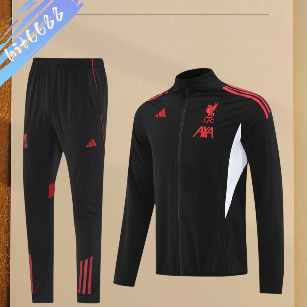 25/26 Liverpool trench coat Full Zipper Training Suit (Adult Set)