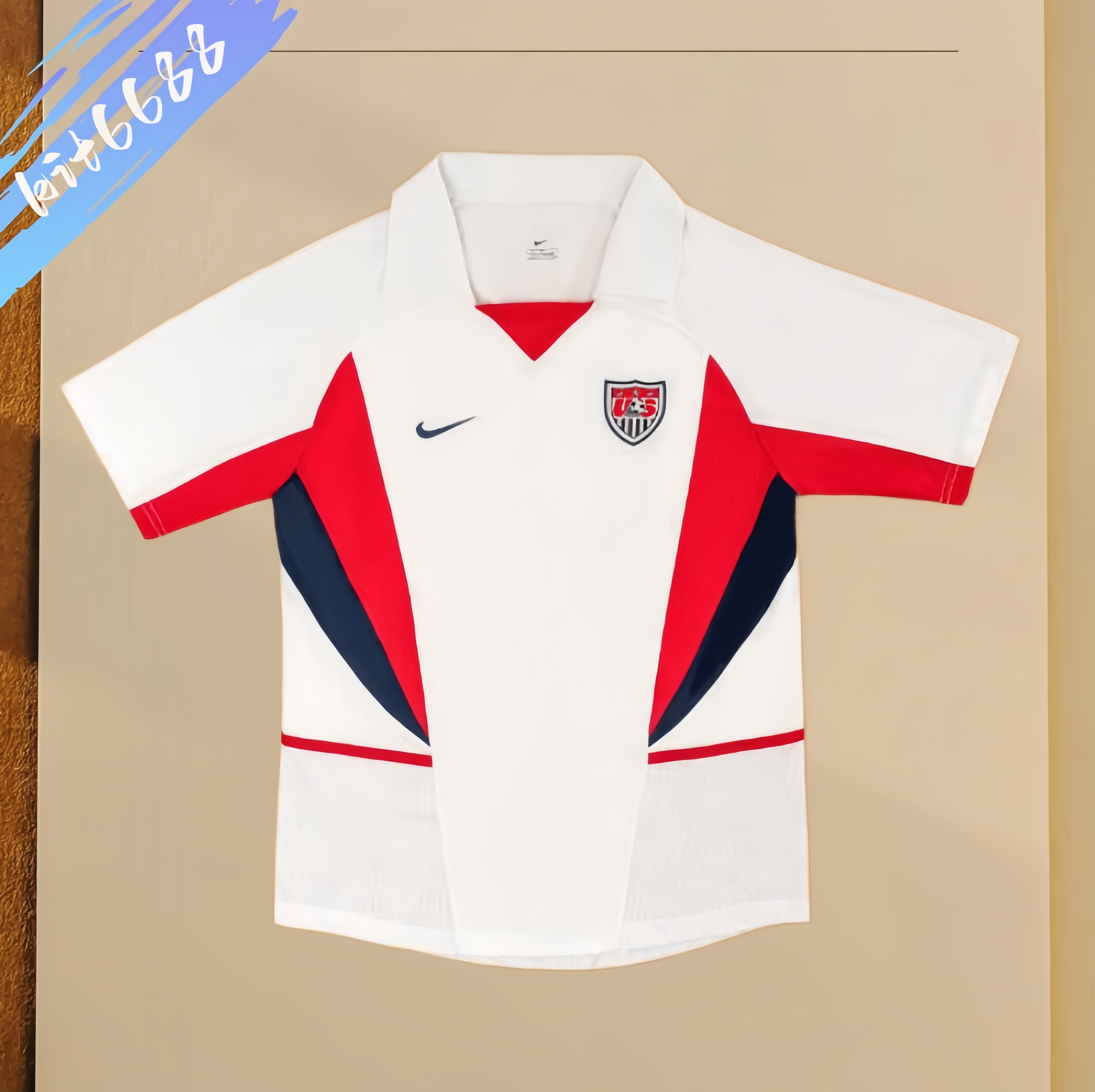 2002 USA home  Retro Football Shirt
