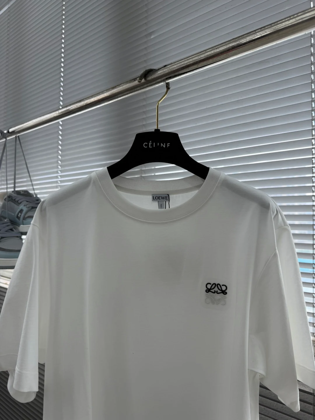 Loewe 26SS Rundhalsausschnitt Weiß T-Shirts SV331316