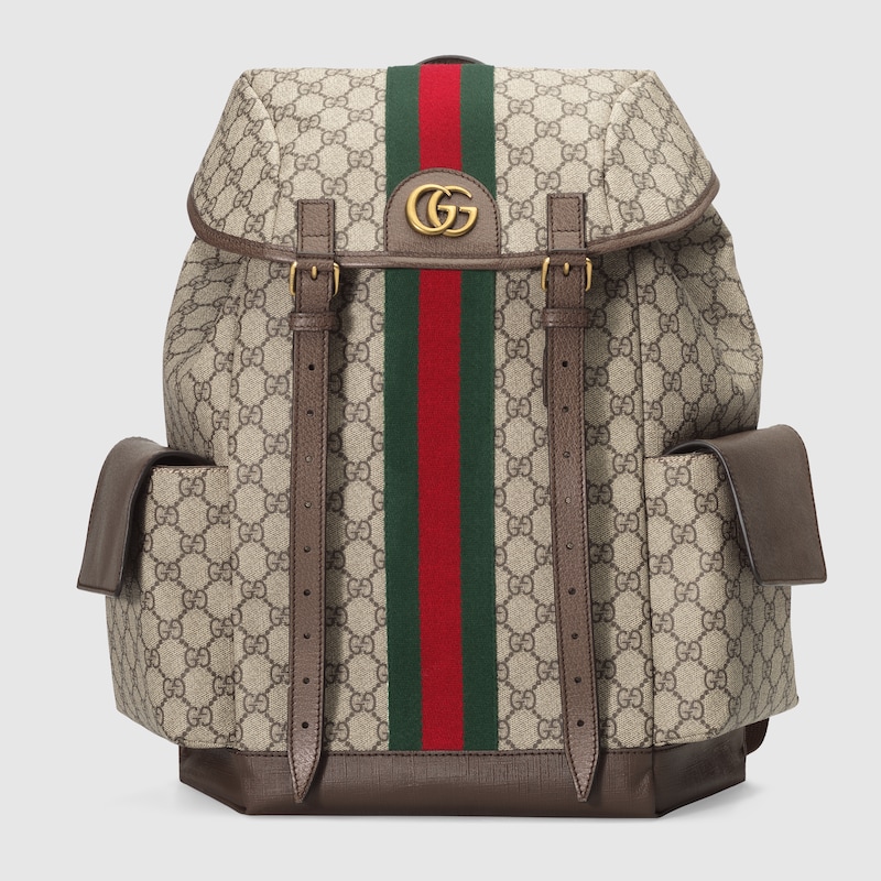 Ophidia large backpack Green and red Web