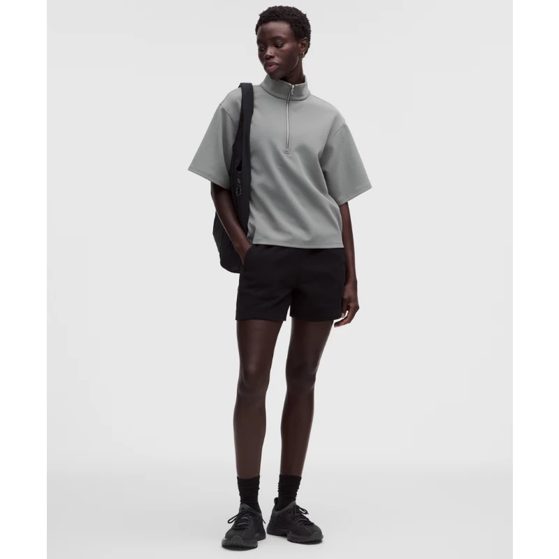 Daydrift Short-Sleeve Half Zip Twill