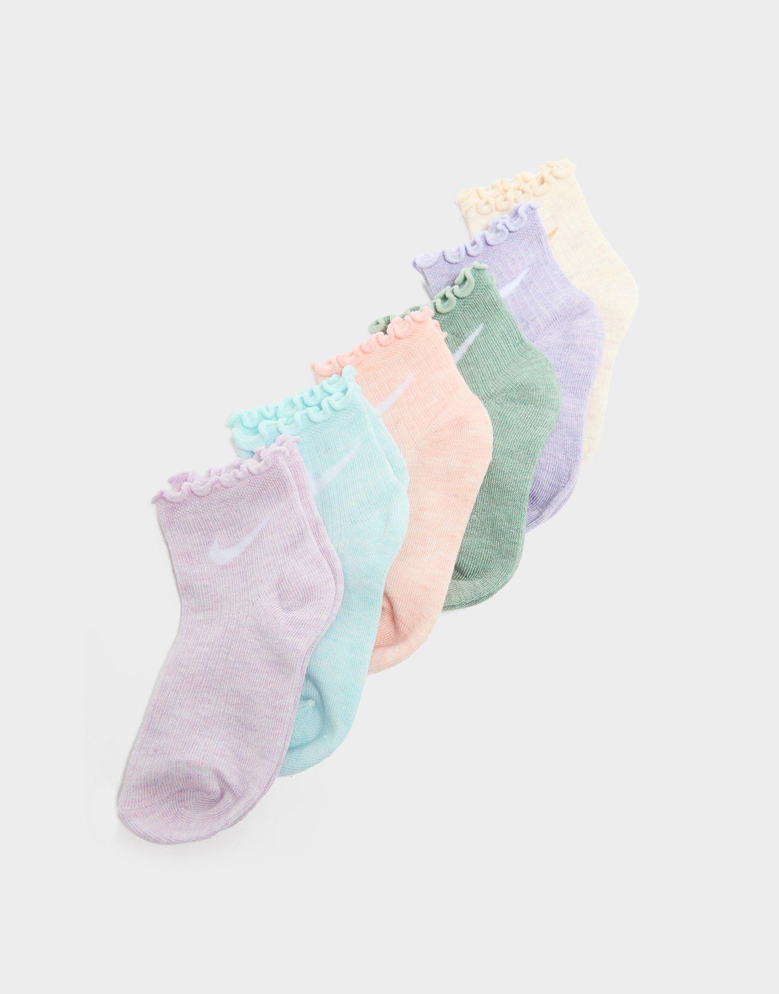 Nike 6-Pack Ruffle Ankle Socks Junior