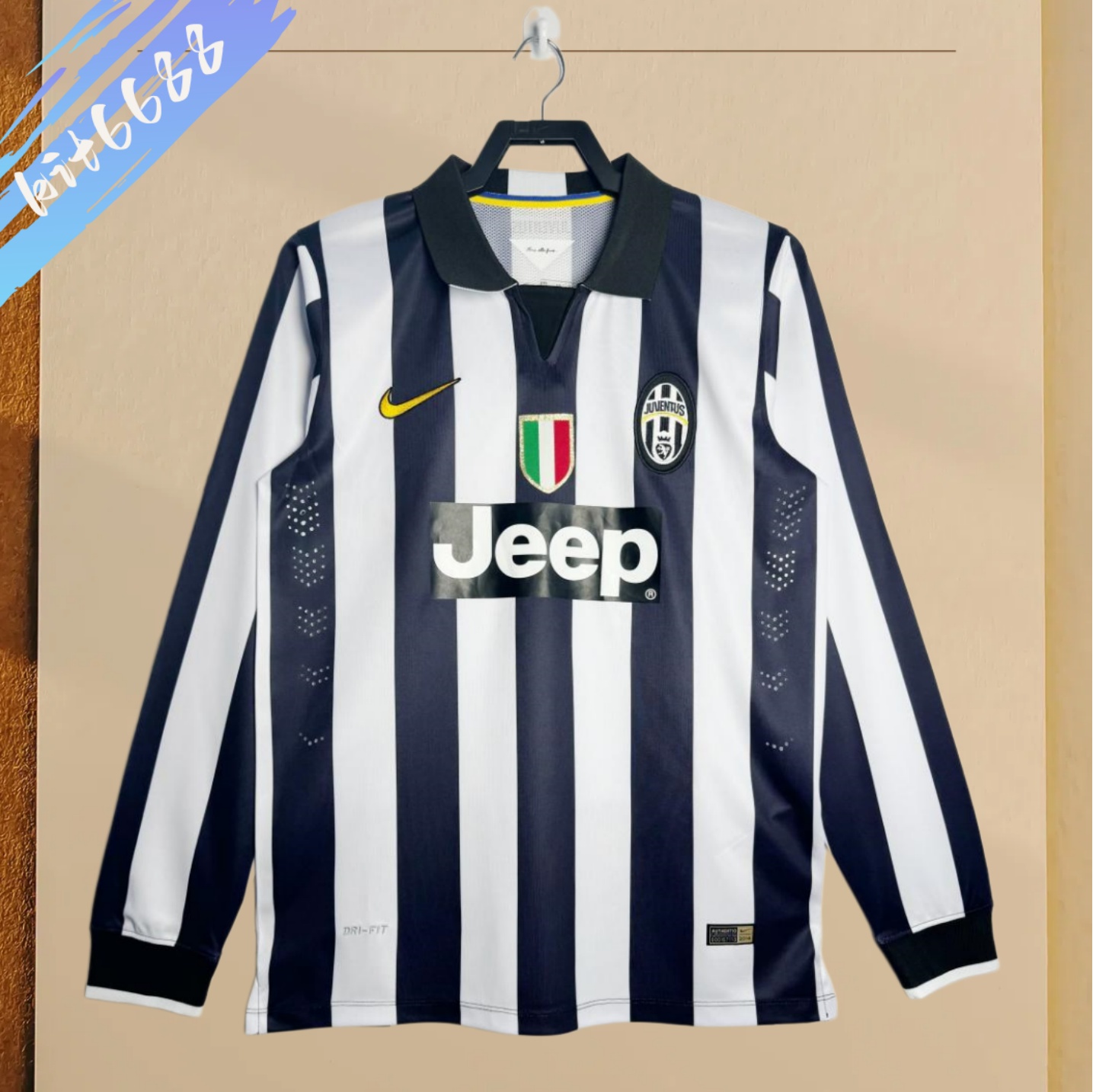 2014/2015 Juventus home  long sleeves Retro Football Shirt