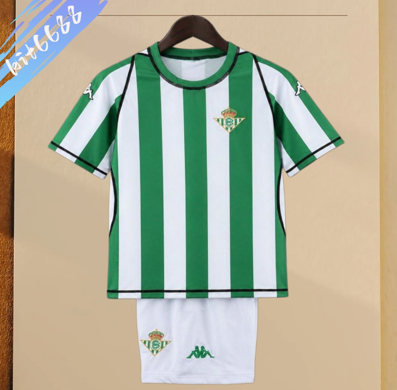2003/2004 Real Betis home  Retro Football Shirt ( Kids Kit )