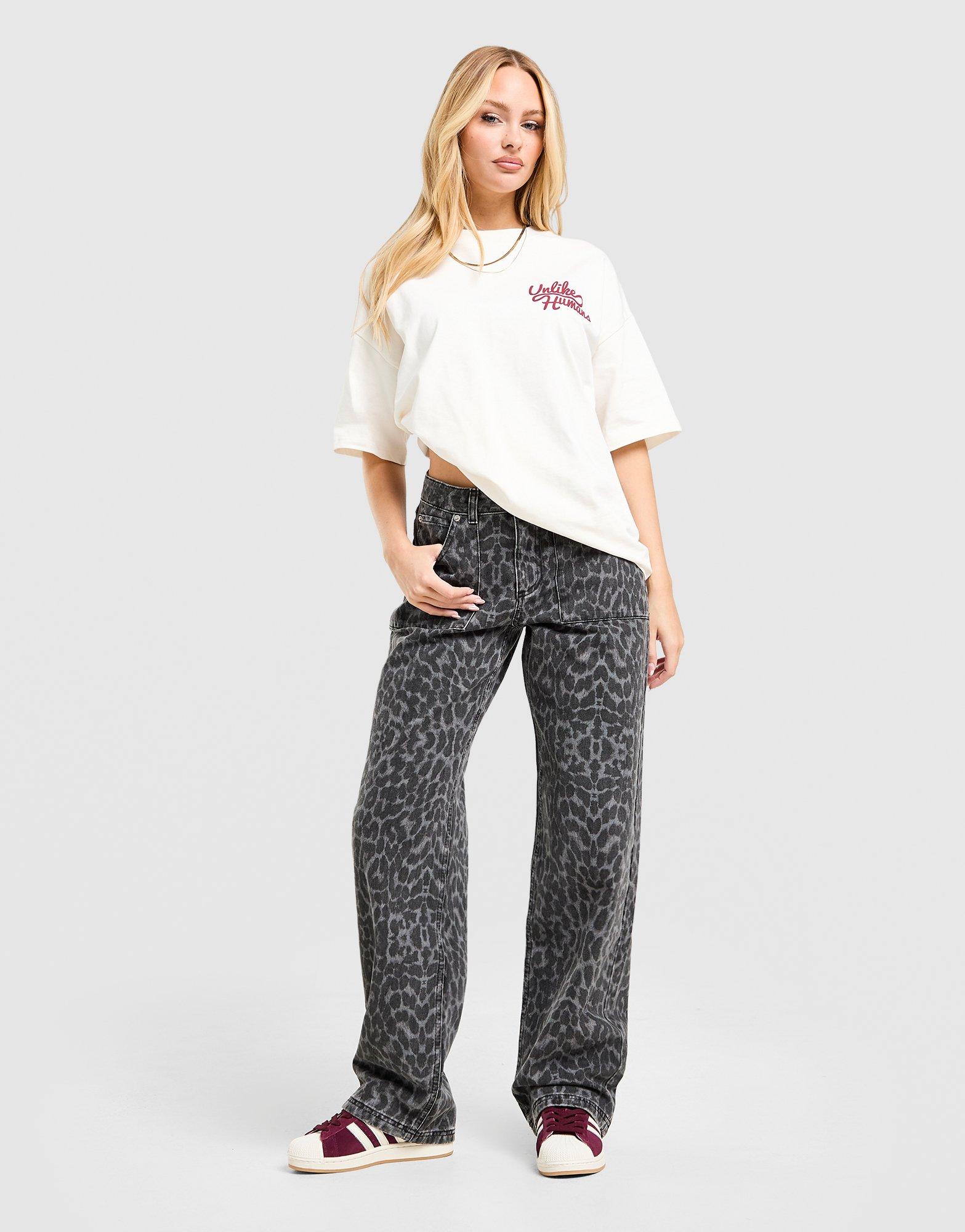 Unlike Humans Mid-Rise Loose Jeans Damen
