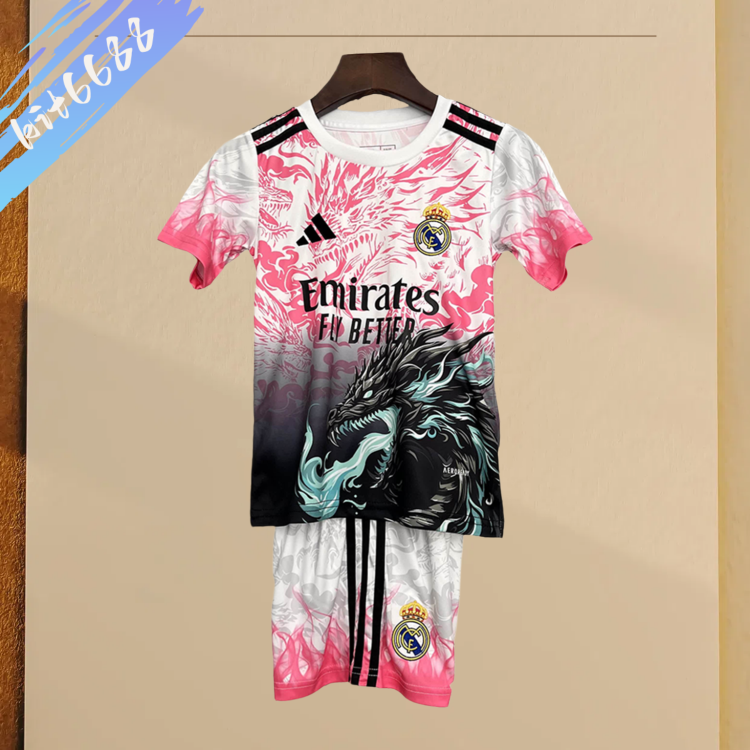 2025/2026 Real Madrid Special Edition Kids Kit (Kids Kit socks)