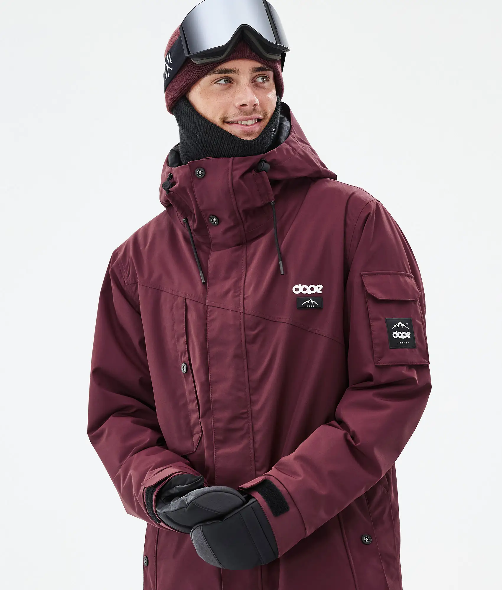 Adept Snowboard Jacket Men Don Burgundy