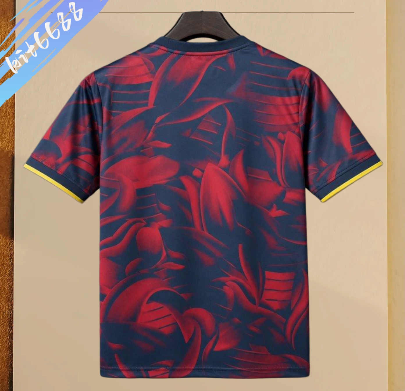 20265/2026 Barcelona Special Abstract Red & Blue  Football Shirts (Fan version)