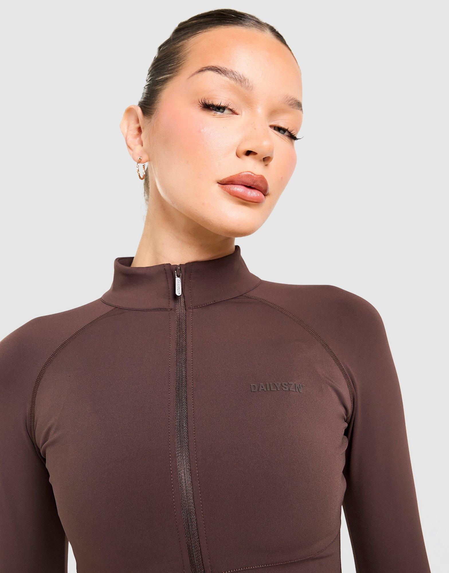 DAILYSZN Full Zip Fit Top Damen