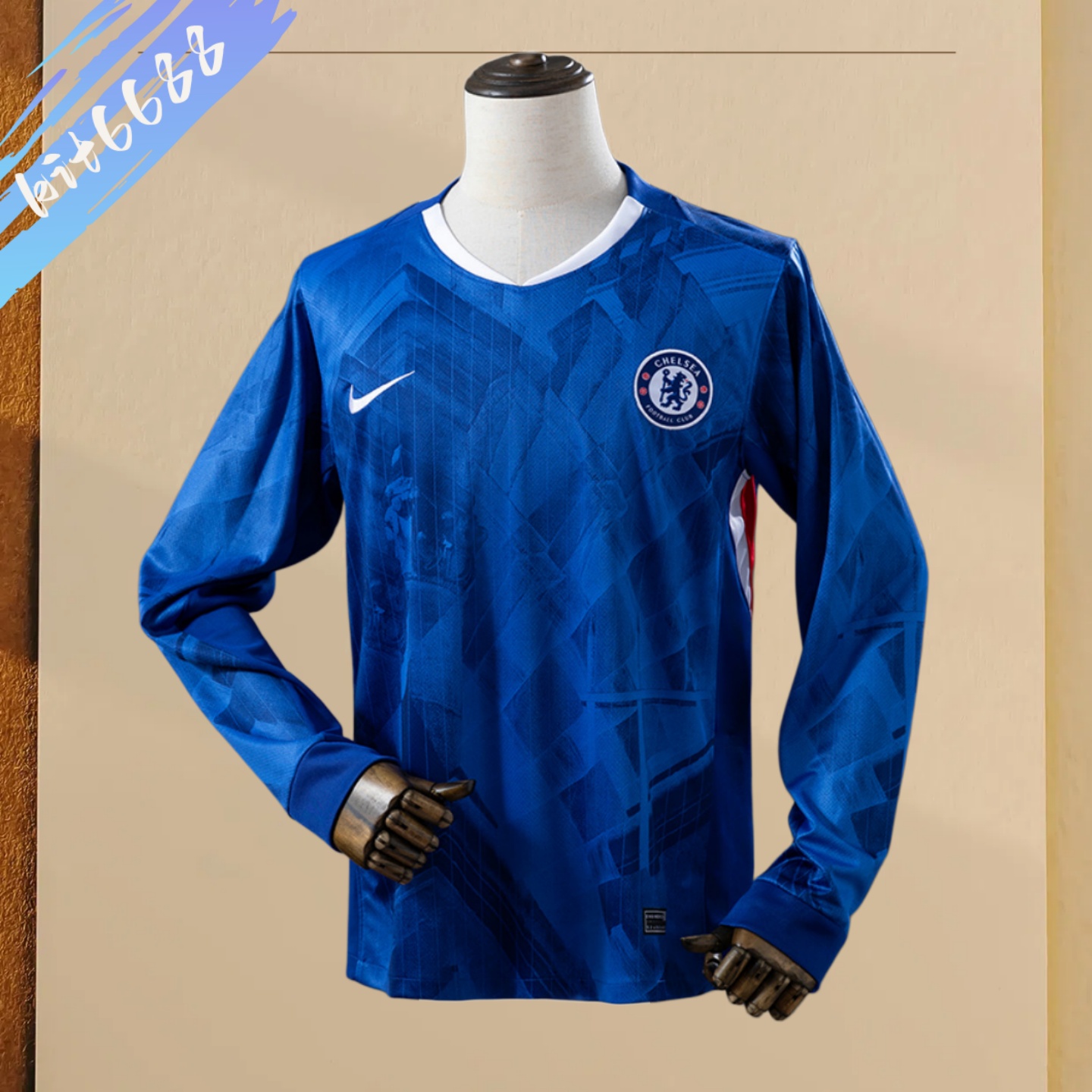 2025/2025 Chelsea Home Long Sleeve Football Shirt (Fans)