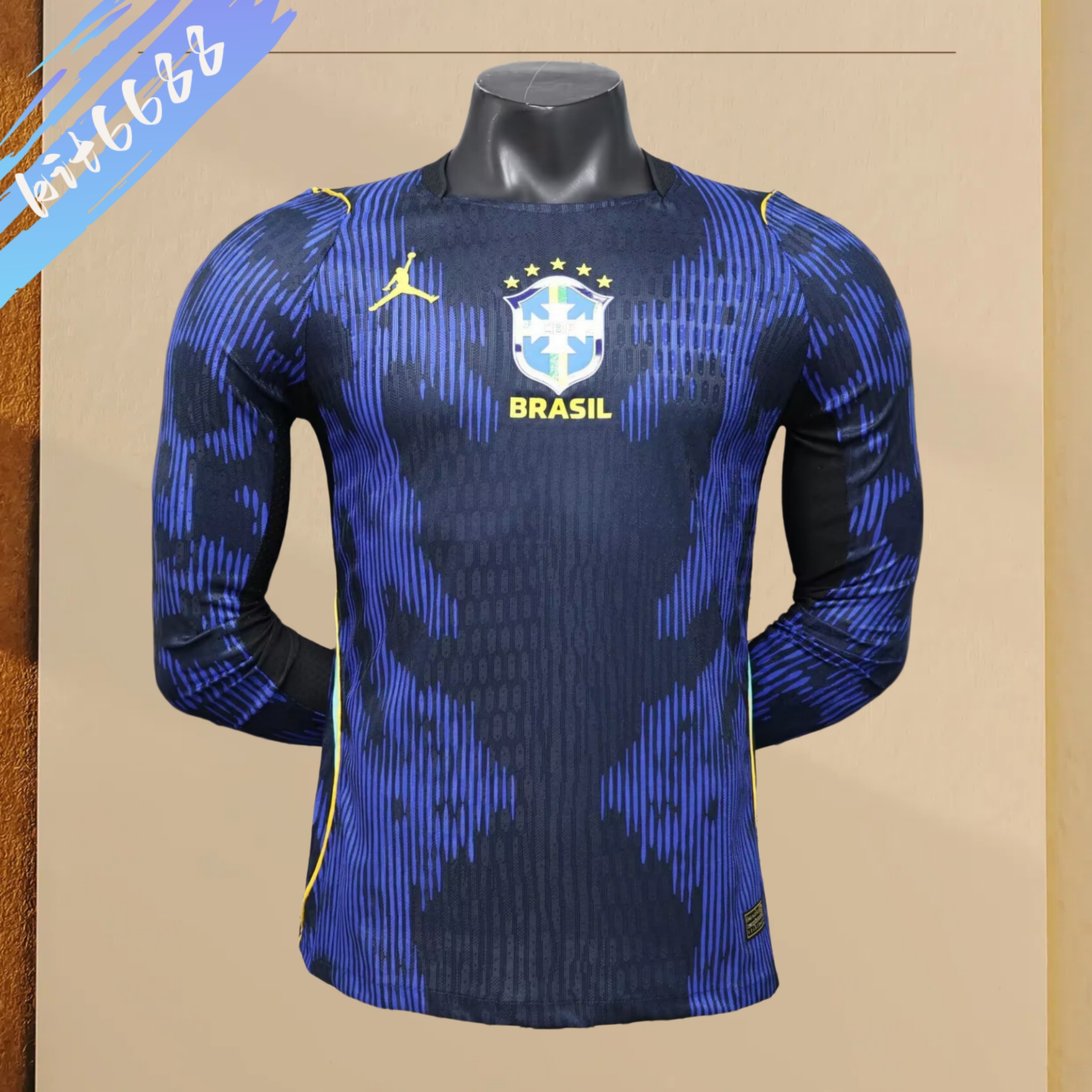 26/27 Brazil Away long sleeves Football Shirt (Player Edition)