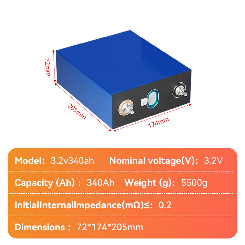 3.2v 340ah Lifepo4 Battery