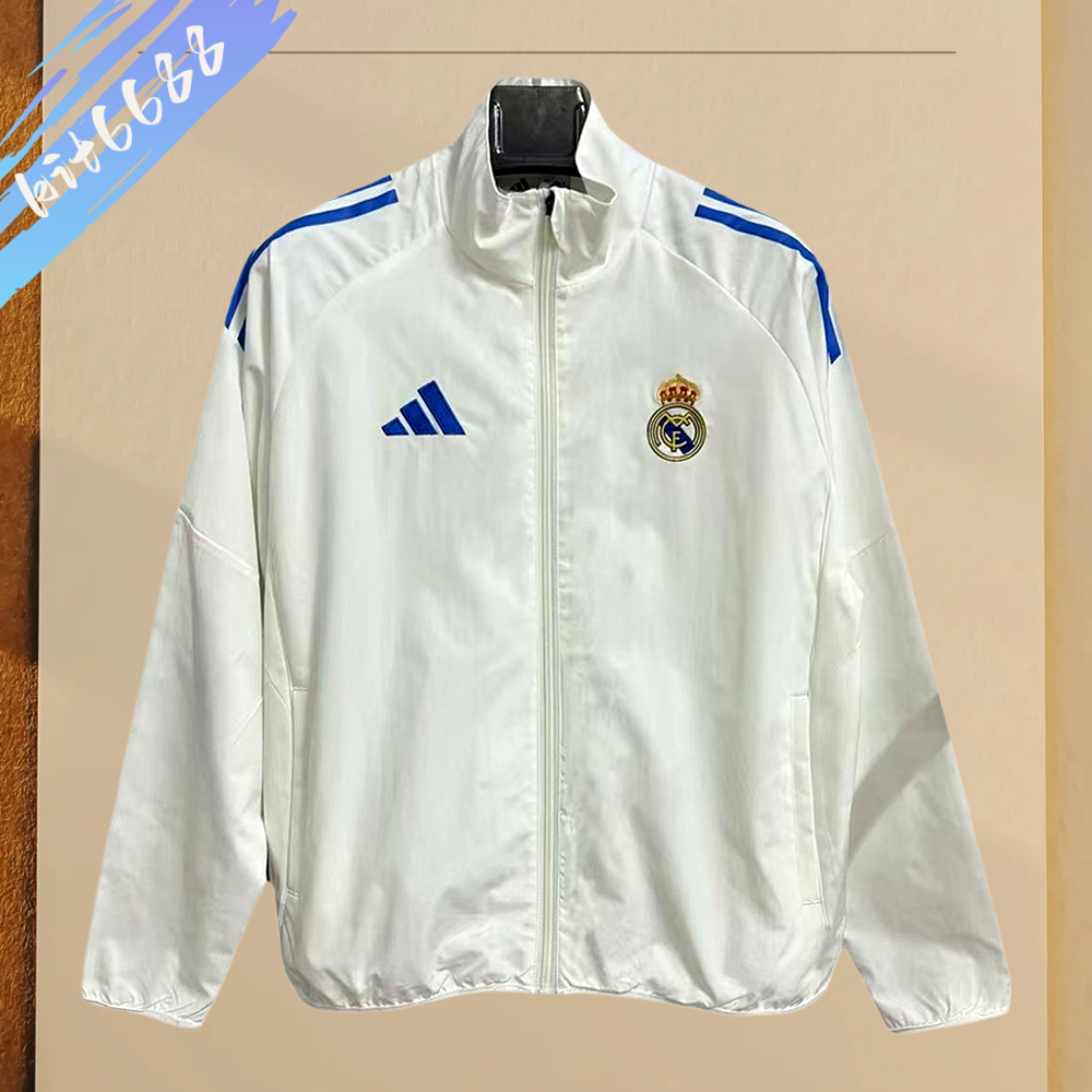 2025/2026 Real Madrid Windbreaker Jacket