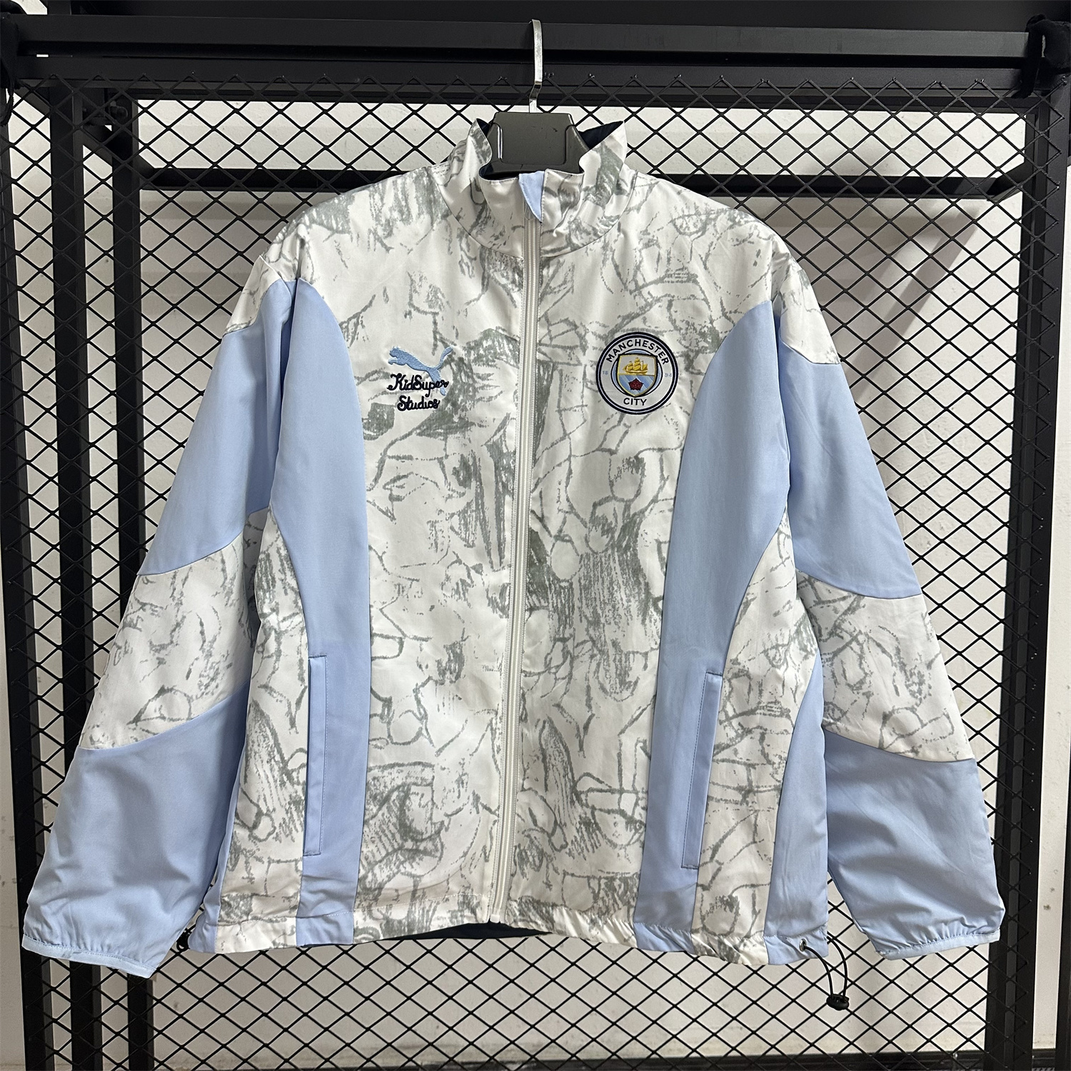 2025/2026 Manchester City double-sided Football Shirts Windbreaker