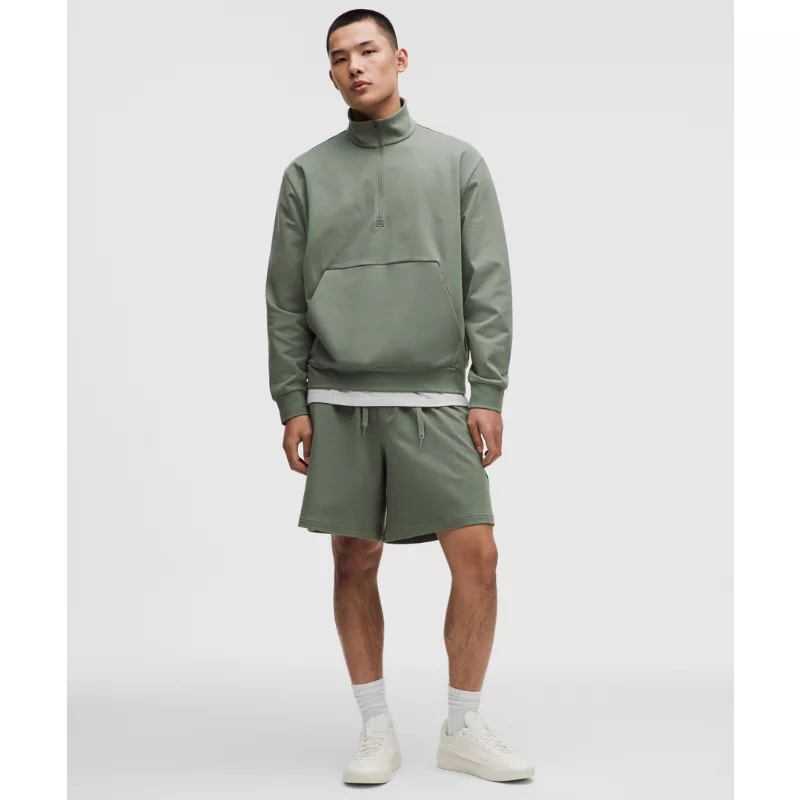 Heavyweight Soft Jersey Half Zip