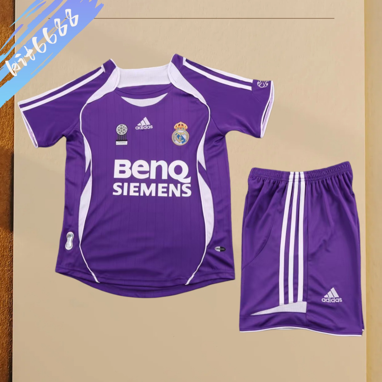 2006/2007 Real Madrid Away Retro Kids Set