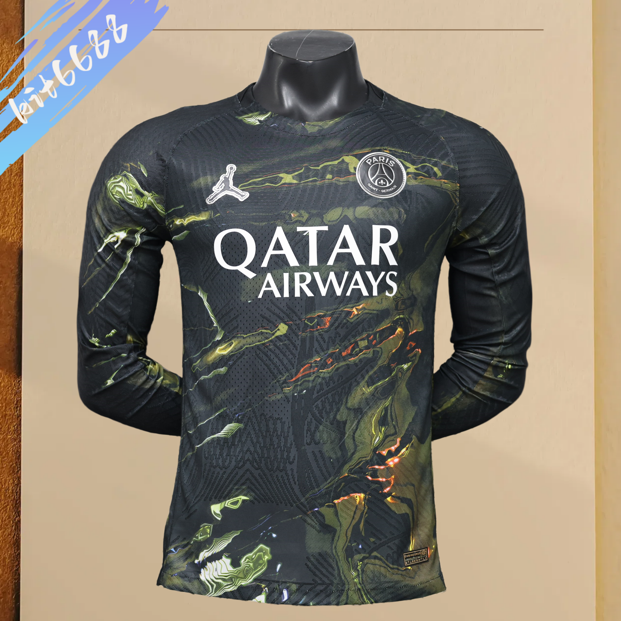2025/2026 PSG Paris Saint-Germain fifth Away long sleeves Football Shirt (Player Edition)
