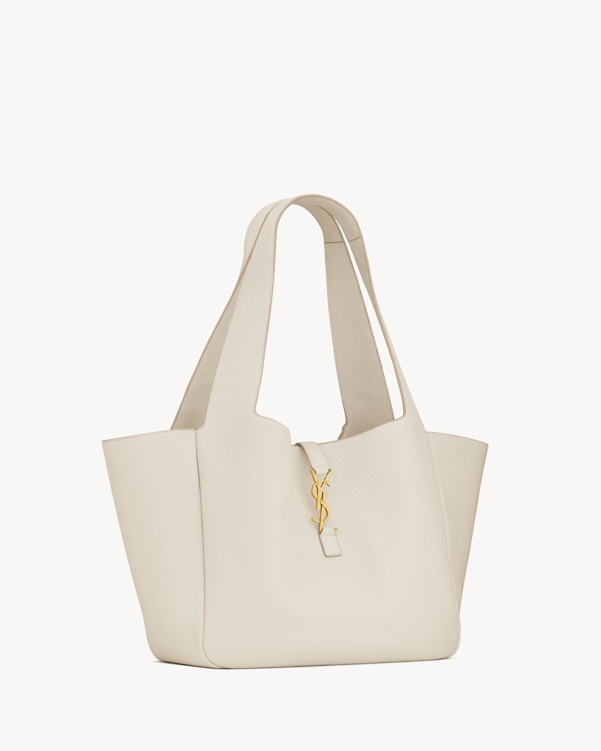 le 5 à 7 bea in grained leather BLANC VINTAGE