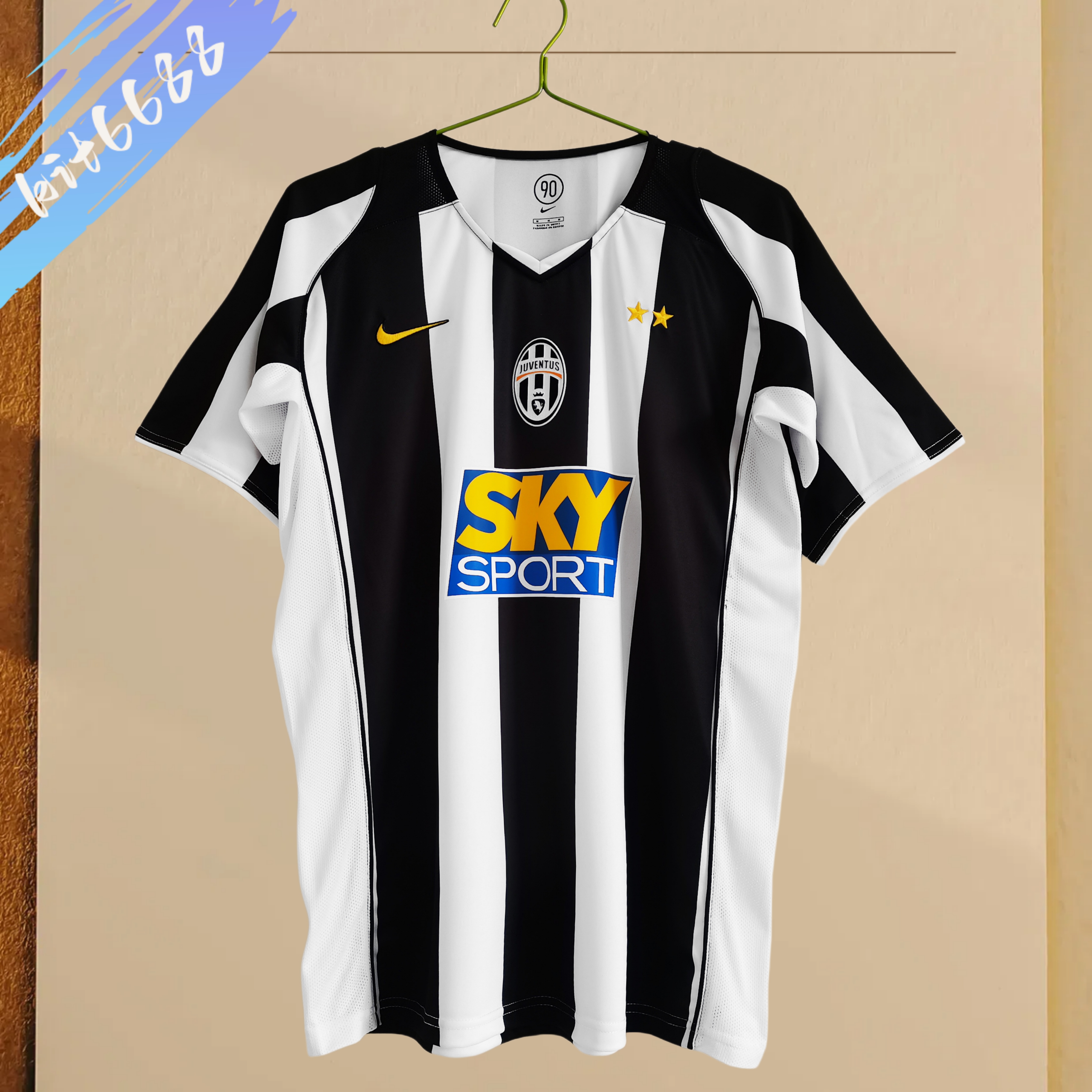2004/2005 Juventus Home Retro Football Shirt