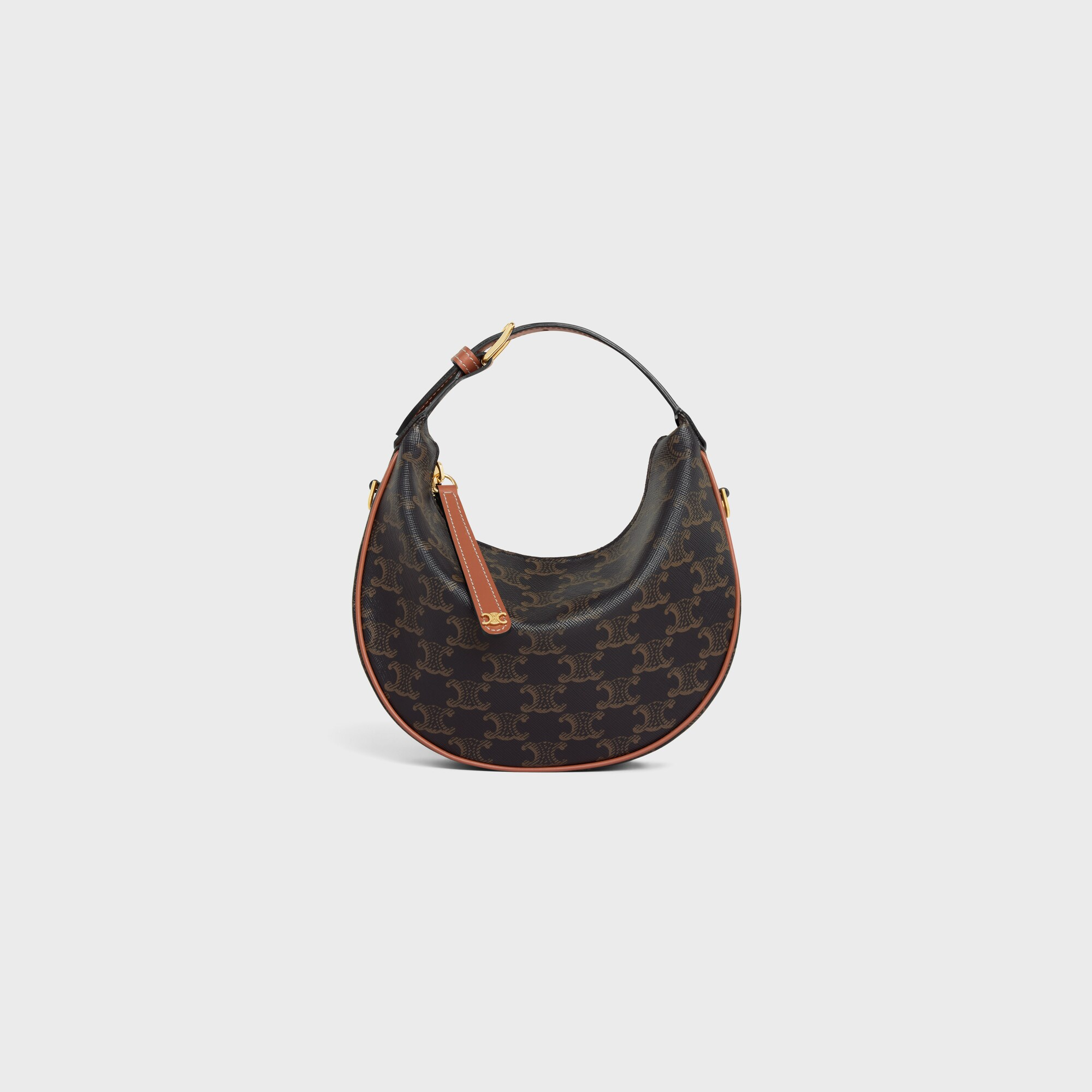 Teen Celine Lulu IN TRIOMPHE CANVAS AND CALFSKIN TAN