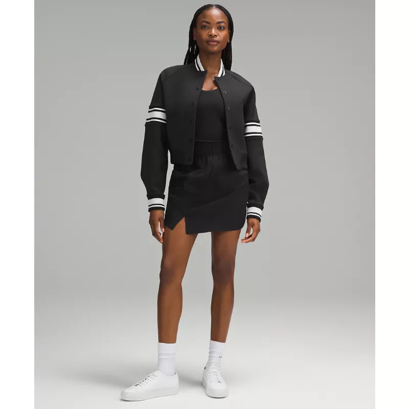 High-Rise Ruched Mini Skirt
