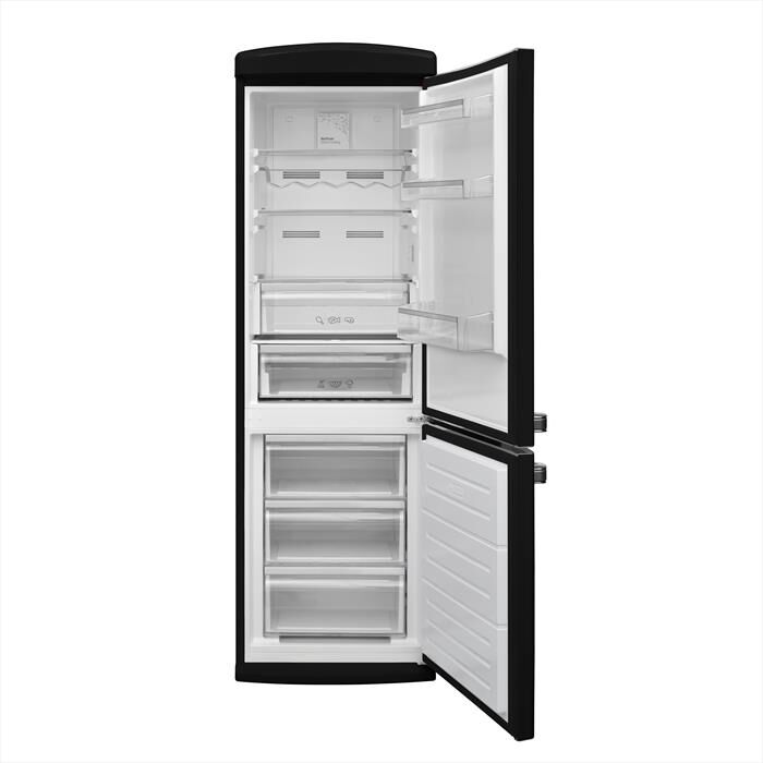 TECHLIFE - Frigorifero combinato TFCB373B Classe E 331lt-Nero