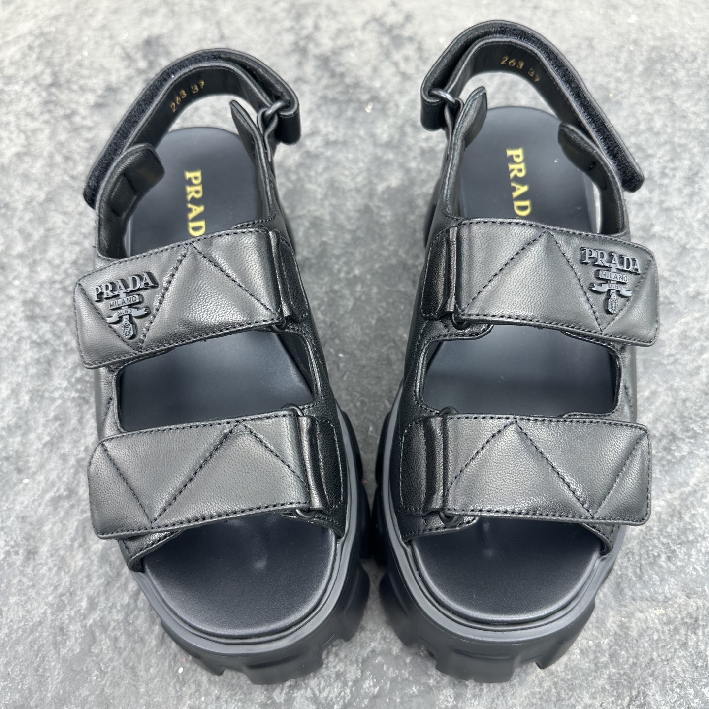 Prada 2026ss Monolith Nappa Sandals Slippers Size 36-41