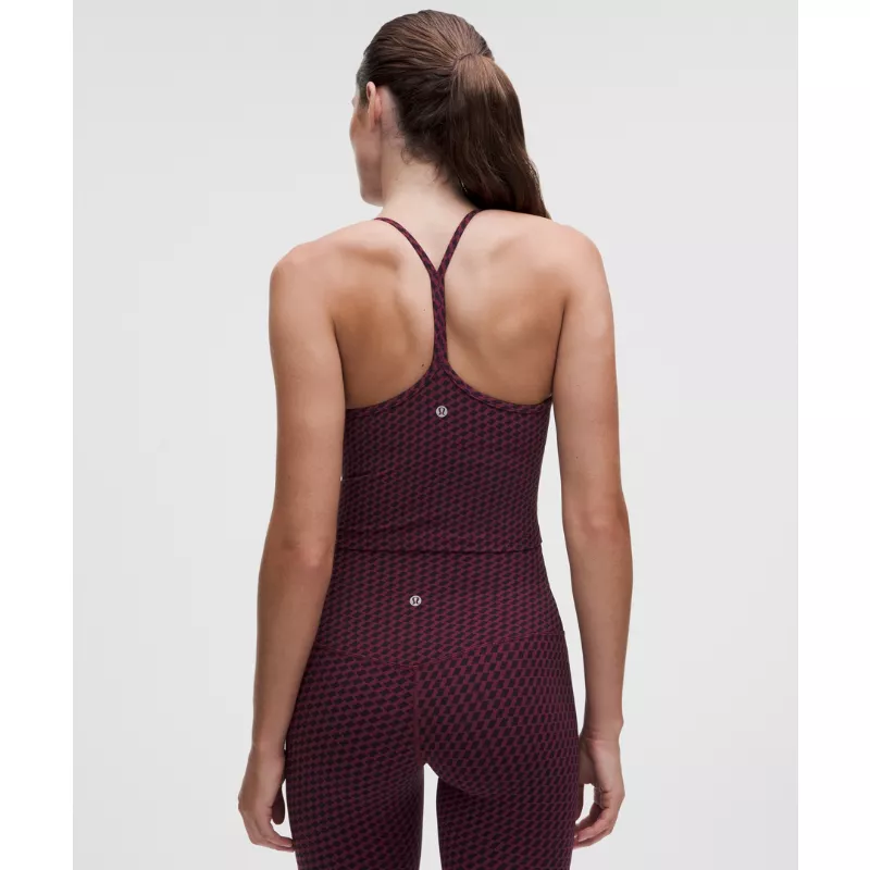 Flow Y Cropped Tank Top Light Support, B/C Cup