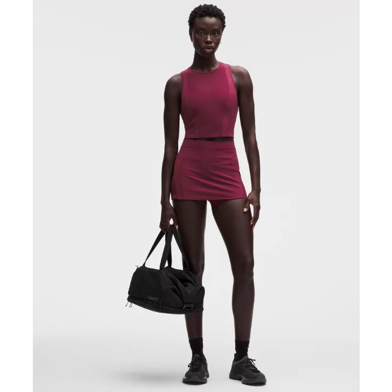Nulux Mesh-Panelled High-Rise Mini Skort