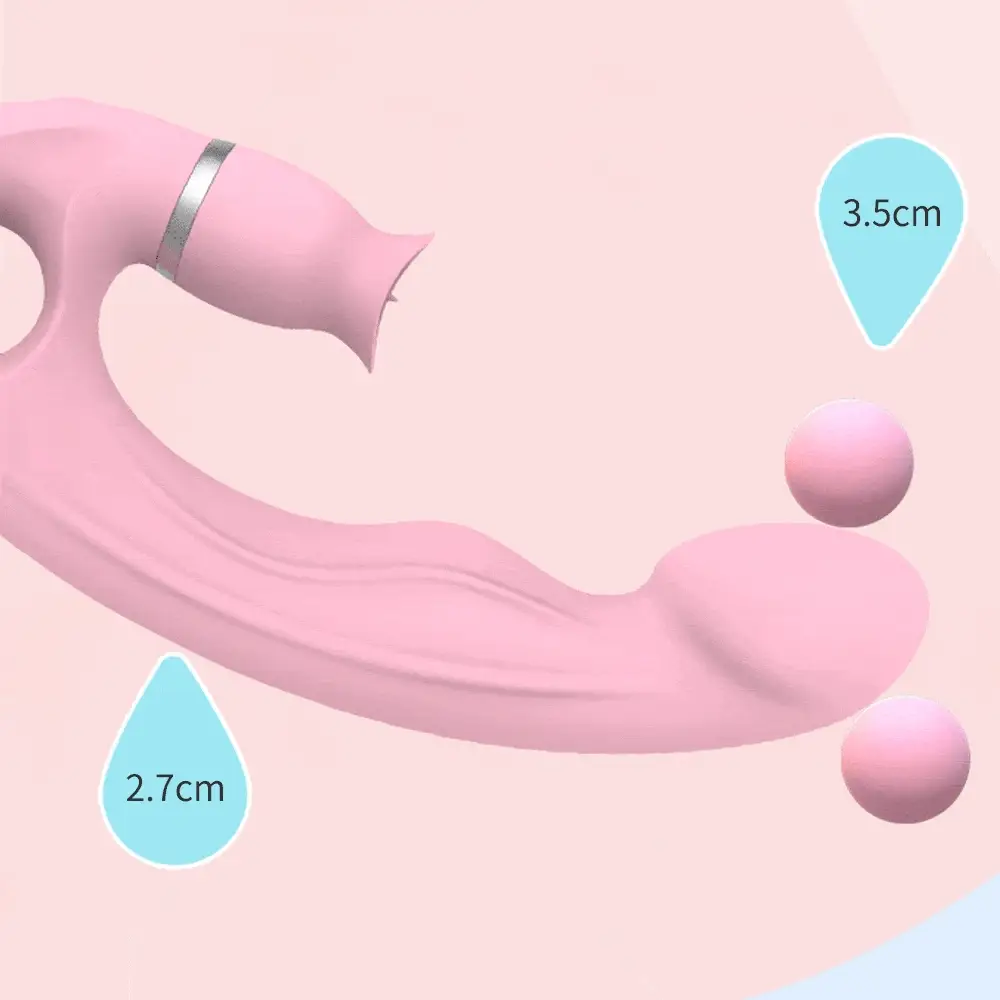 Mlovexy - Tongue Licking G Spot Stimulating Dildo Vibrator