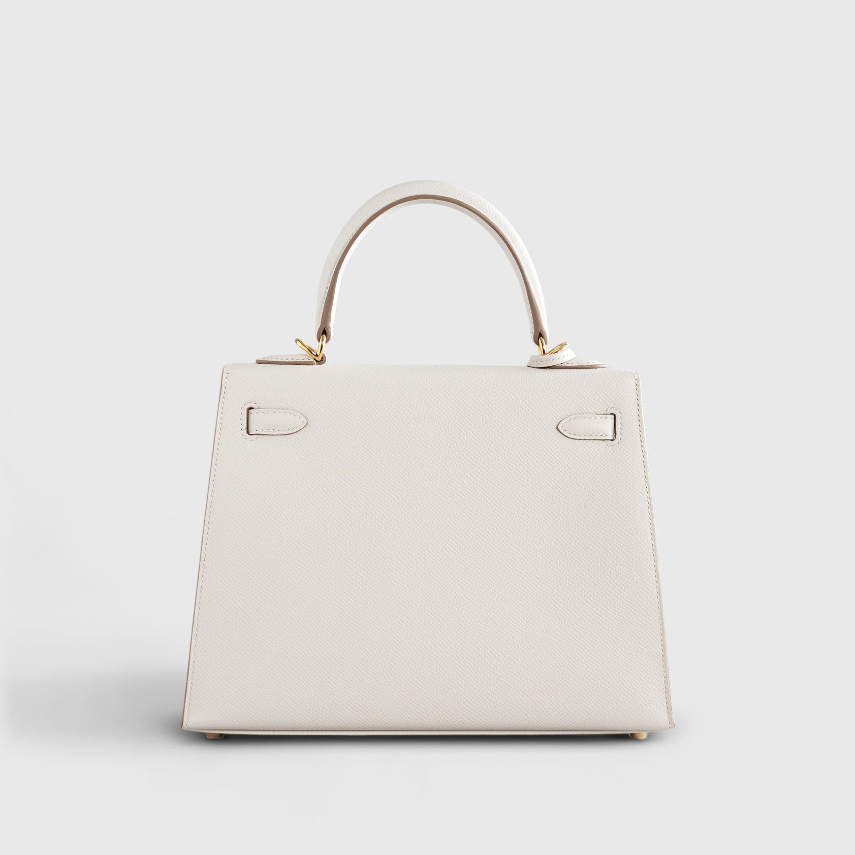 Hermès Kelly 25 Epsom Gris Pale Gold Hardware