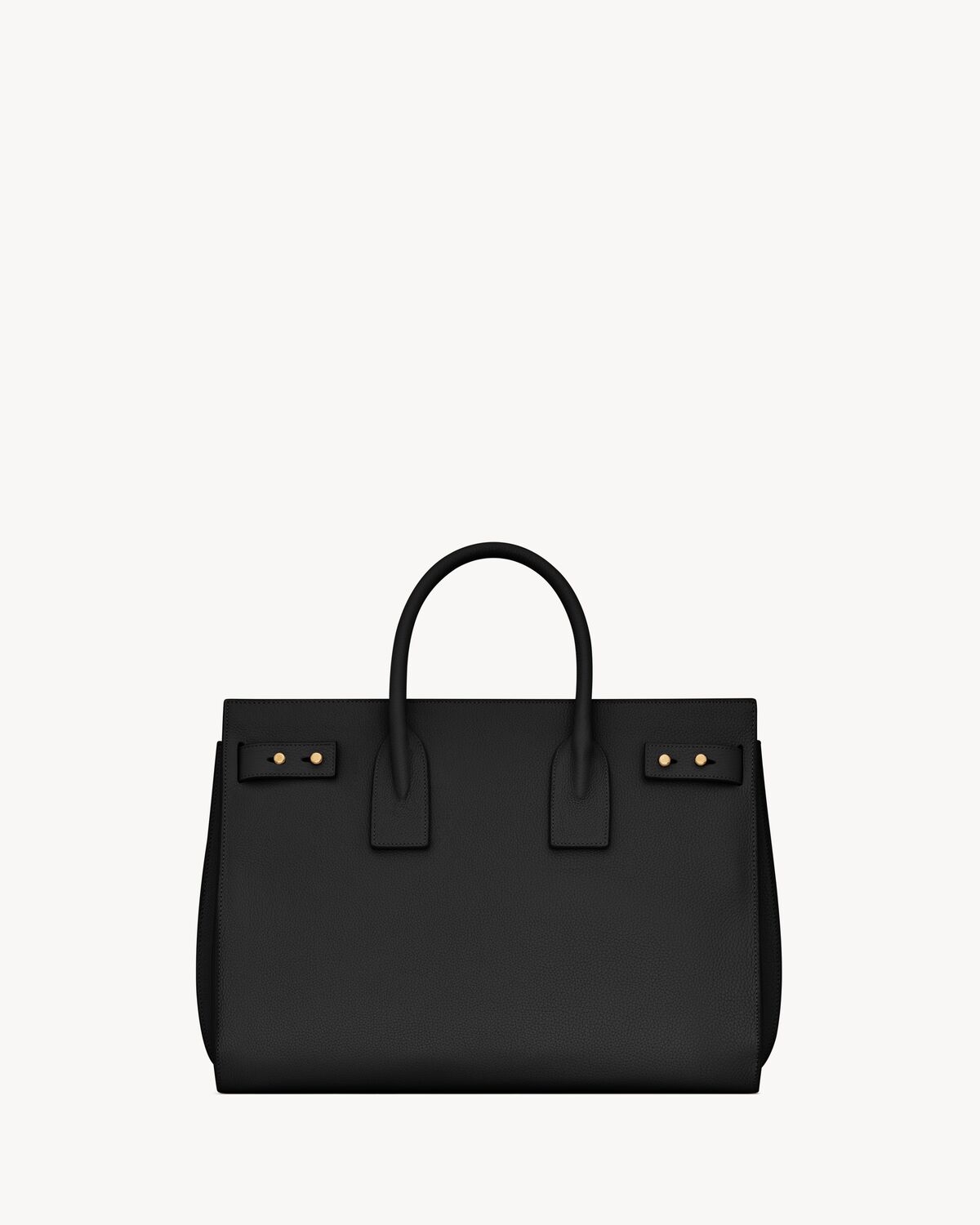 sac de jour in supple grained leather - medium BLACK