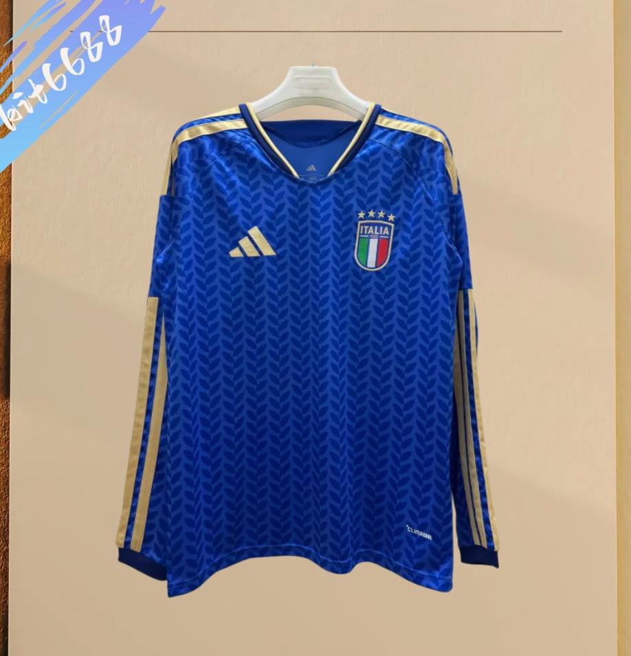 2026 Italy Away long sleeves Football Shirt (Fan Edition)
