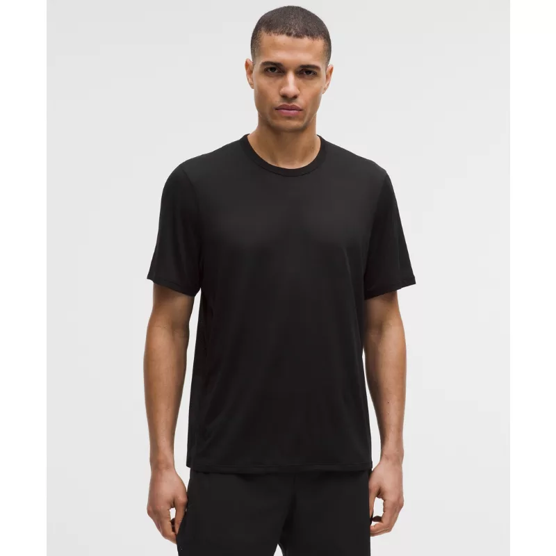 Men's Fast and Free Short-Sleeve Shirt Perforated Stripe