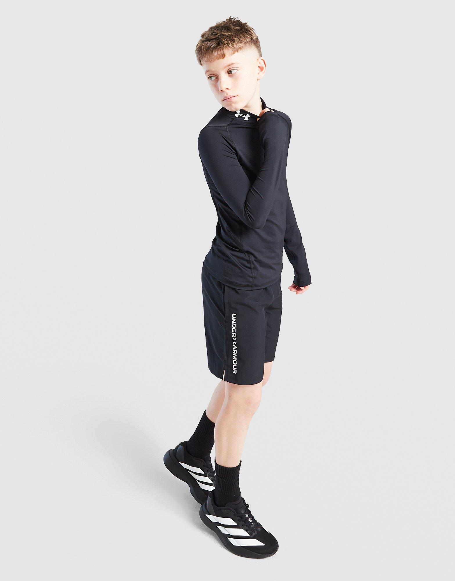 Under Armour HeatGear Langarm-Oberteil mit Stehkragen für Jungen