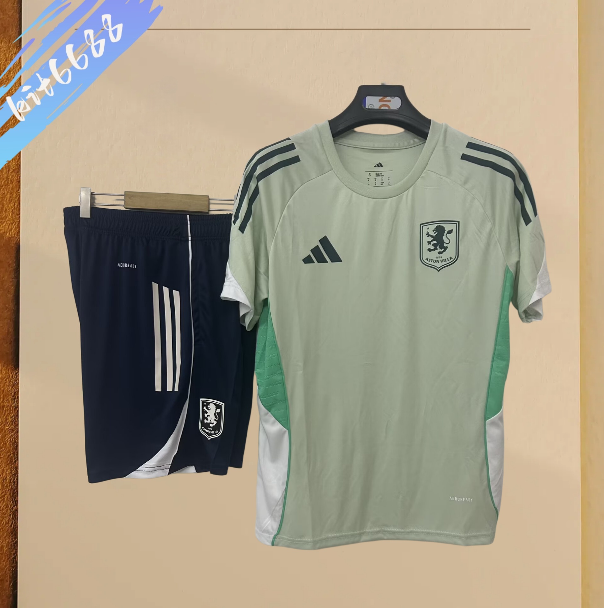 2025/2026 Aston Villa training suit pink  Football Shirt (Adult Kit）