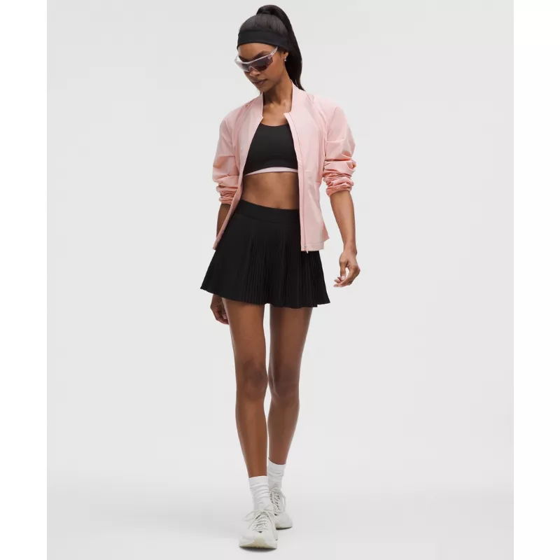 Mesh-Ventilated Tennis Jacket