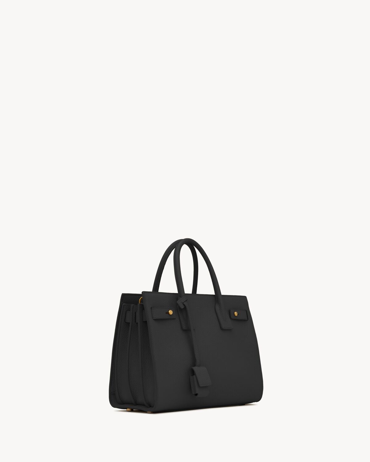 sac de jour in supple grained leather - baby BLACK