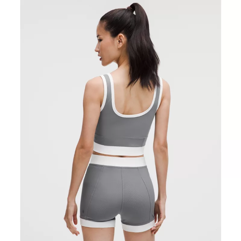 Ribbed Nulu Cropped Tank Top
