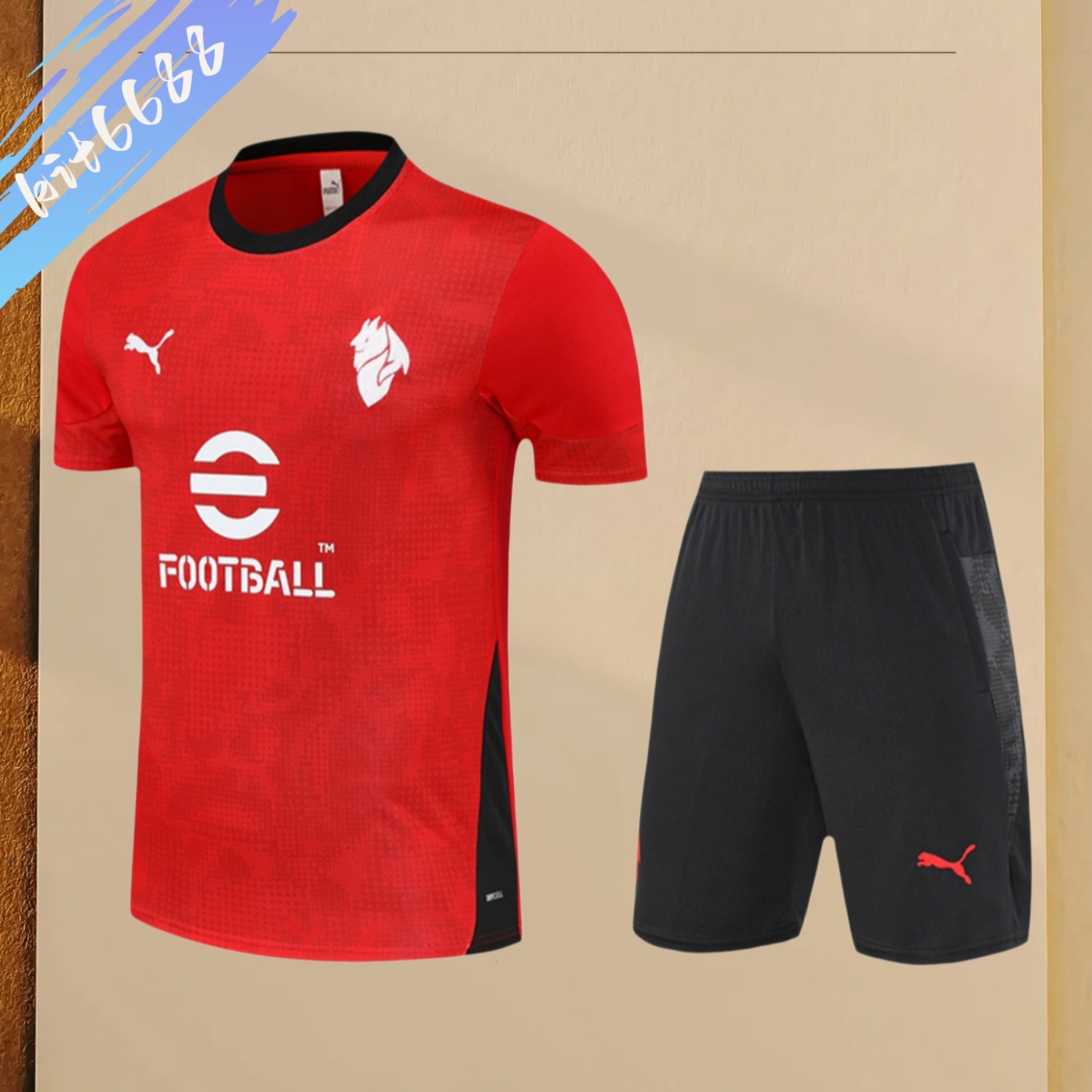 2025/2026 AC Milan Adult Short Sleeve Training Wear (Adult kit)