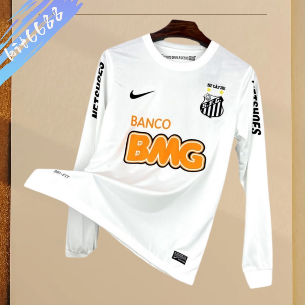 2012/2013 Santos Home Long Sleeve Retro Football Shirt (Retro)