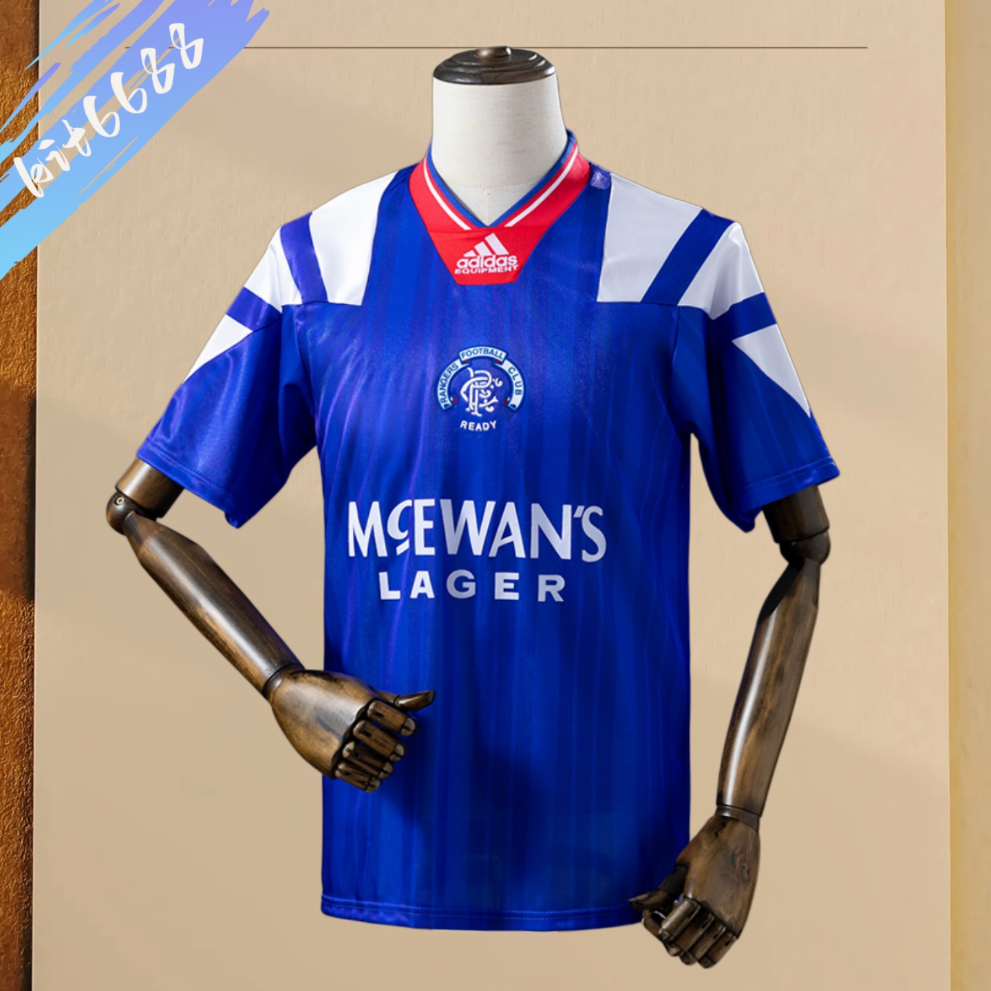 1992/1994 Glasgow Rangers home Retro Football Shirt