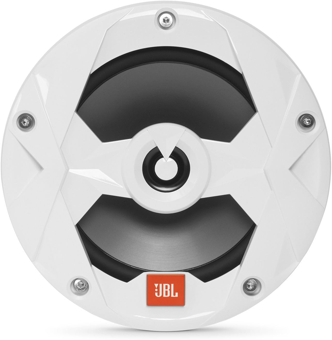 JBL - Marine Series 6-1/2 (160mm) two-way audio multi-element speaker with RGB lighting 75W – White