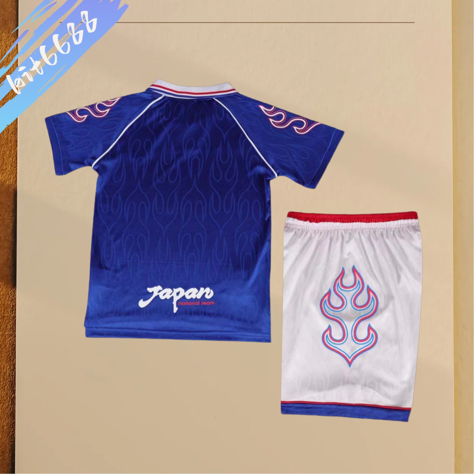 1998 Japan home  Football Shirt (Kids Kit)