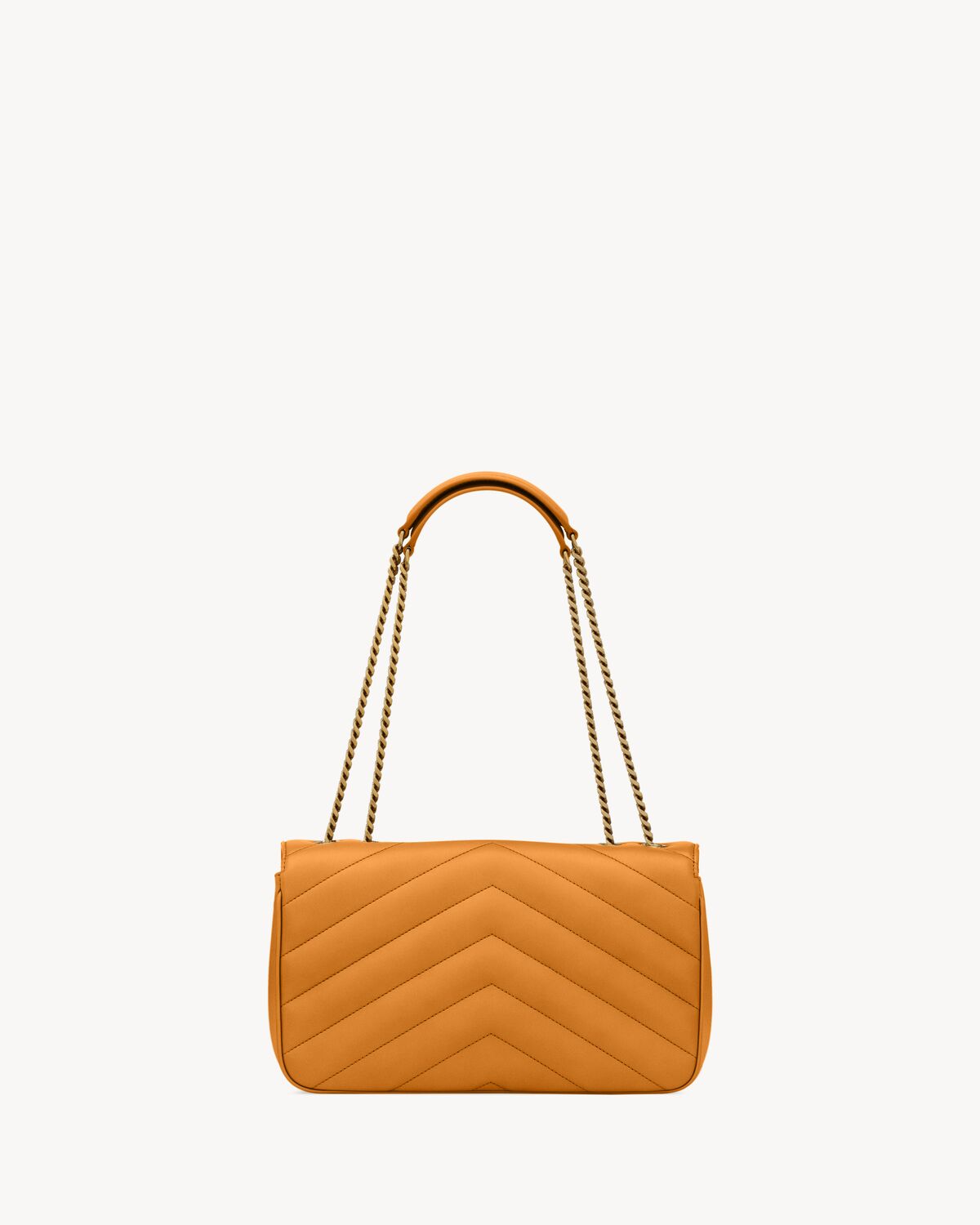 loulou medium in matelassé lambskin SUNFLOWER