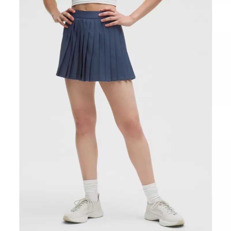 High-Rise Pleated Tennis Skirt