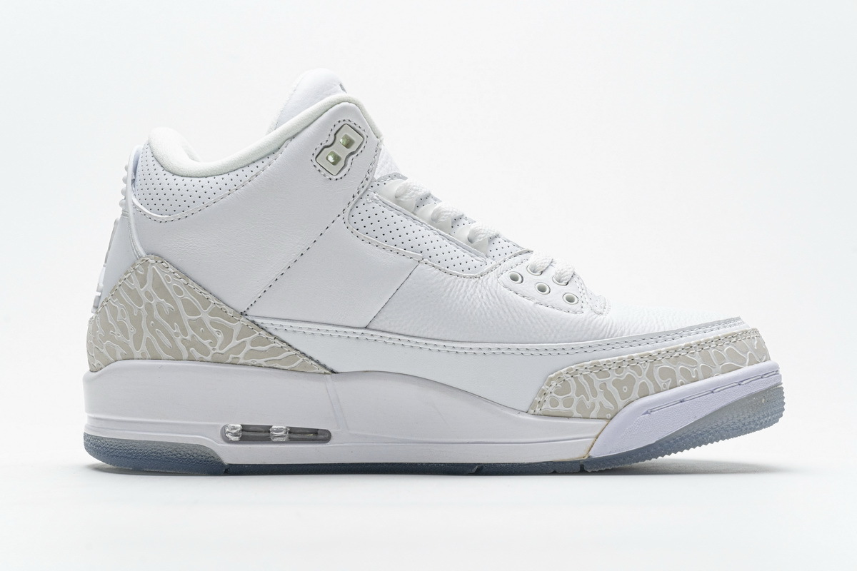 Air Jordan 3 Retro Pure White 136064-111